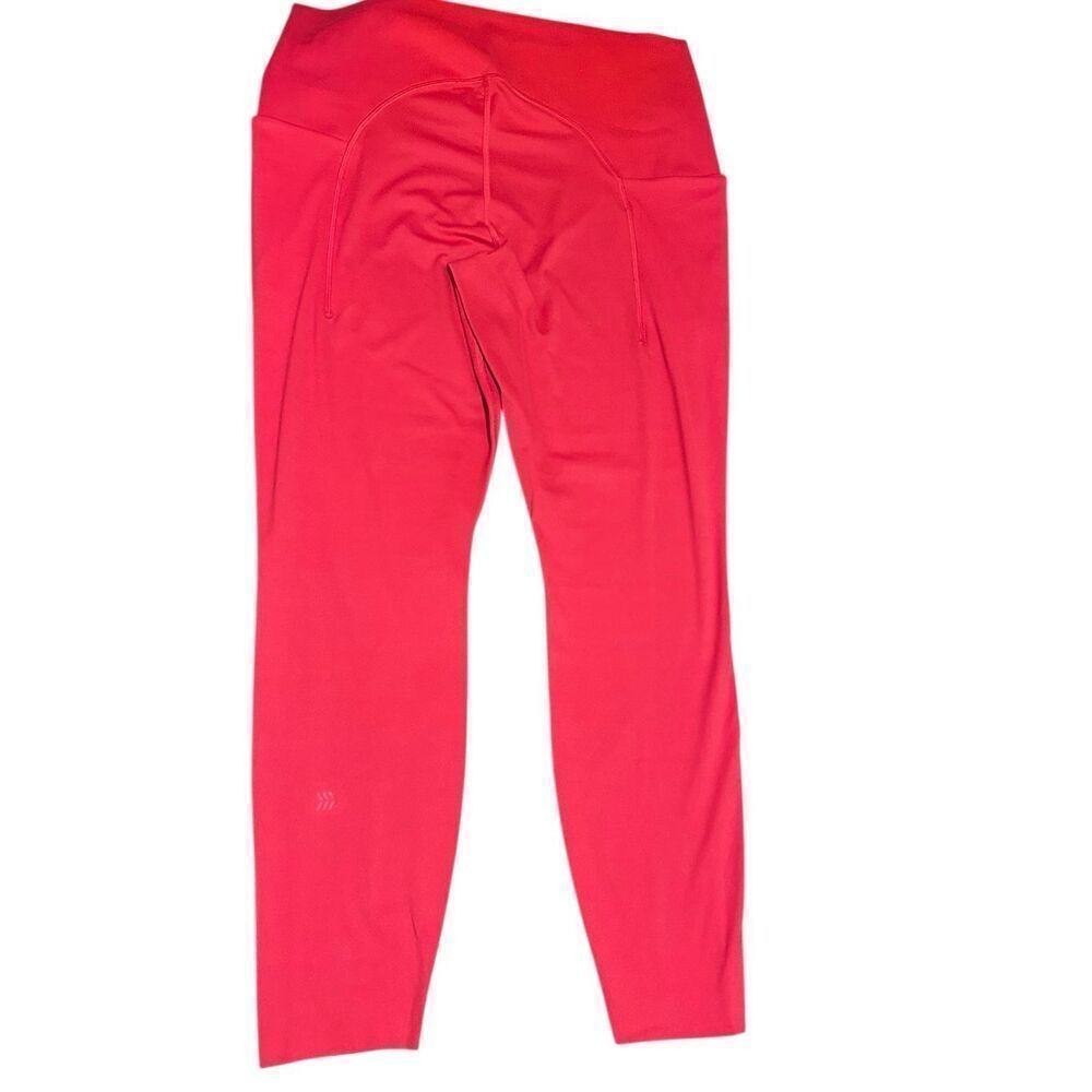 All in Motion Leggings Size XL Red Dual Pockets 7/8 Yoga Pants - Picture 4 of 8
